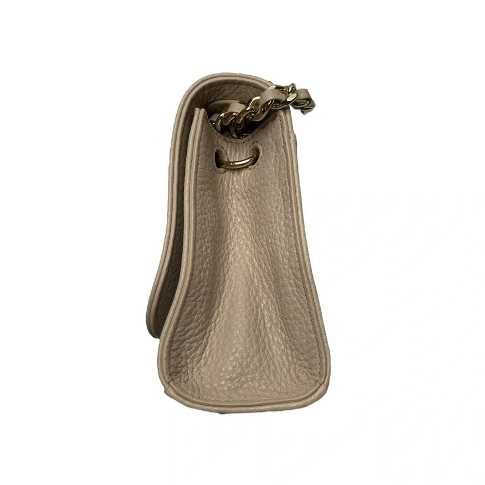 Tory Burch | Bombe Shrunken Shoulder Bag in Light Oak/Gold
